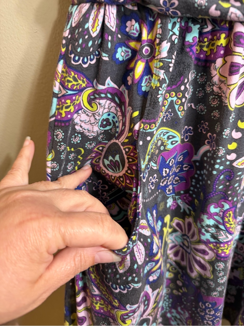 Athleta Jura Dress Paisley With Pockets Dress SP - Picture 3 of 7